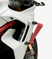 Race side winglets 20431R for Ducati Panigale 1100 V4/S, Panigale V2, Supersport 950/S Red by Puig