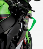 Race side winglets 20543V for Kawasaki ZX-10R/RR Green by Puig