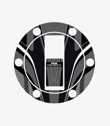 Tankdeckelschutz Puig Radikal Grau 6294U für Aprilia Shiver 900 (17-20)