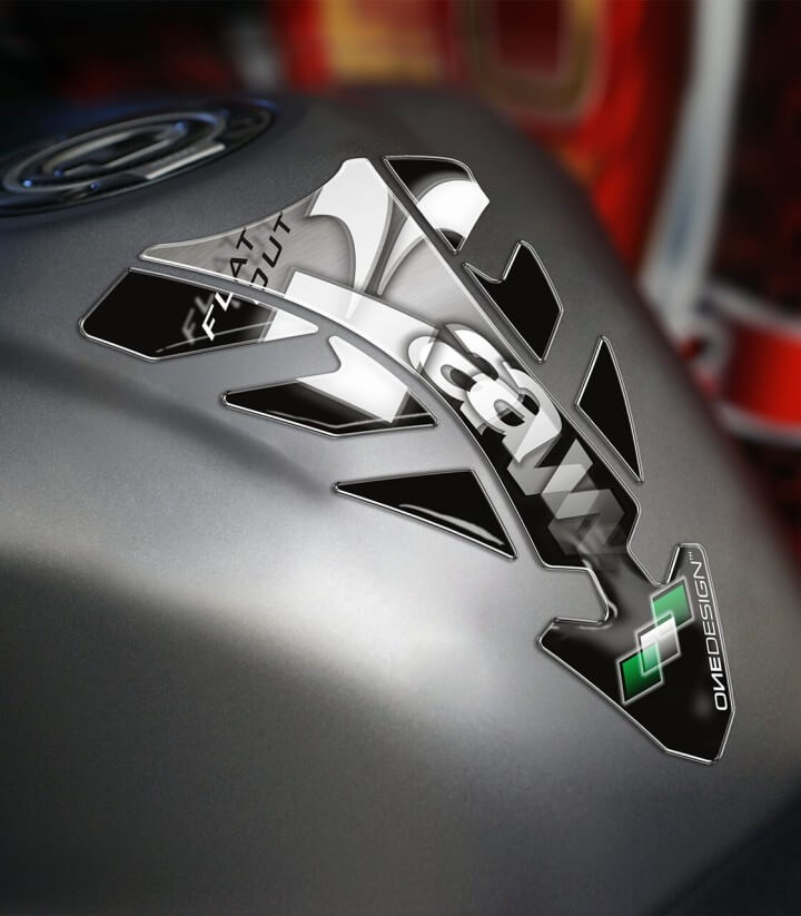 Protector depósito Puig Future Kawasaki Plata