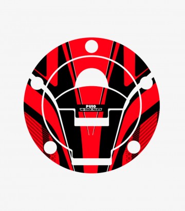 Puig Radikal Red Tank Cap Protector 6304R for varios modelos de Ducati