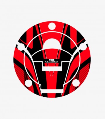Tankdeckelschutz Puig Radikal Rot 6304R für several Ducati models