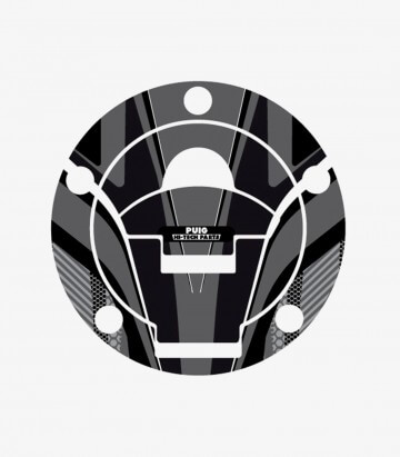 Protector tapón depósito Puig Radikal Gris 6304U para varios modelos de Ducati