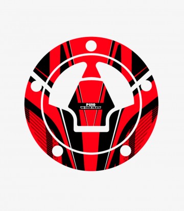 Tankdeckelschutz Puig Radikal Rot 6312R für several Kawasaki models