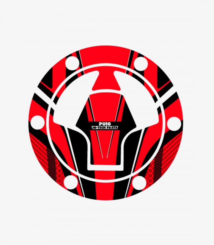 Tankdeckelschutz Puig Radikal Rot 6314R für Kawasaki Ninja 250R (08-12), Ninja 300 (13-17)