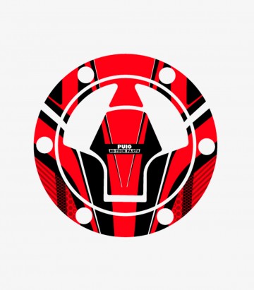 Tankdeckelschutz Puig Radikal Rot 6314R für Kawasaki Ninja 250R (08-12), Ninja 300 (13-17)