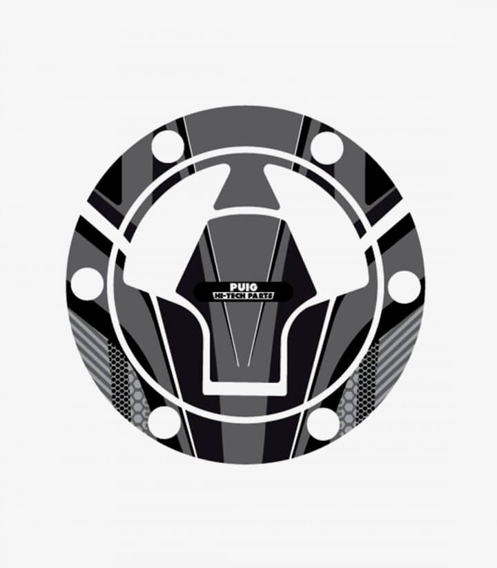 Tankdeckelschutz Puig Radikal Grau 6314U für Kawasaki Ninja 250R (08-12), Ninja 300 (13-17)