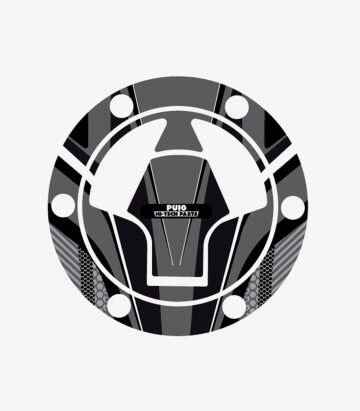 Tankdeckelschutz Puig Radikal Grau 6314U für Kawasaki Ninja 250R (08-12), Ninja 300 (13-17)
