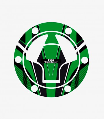 Tankdeckelschutz Puig Radikal Grün 6314V für Kawasaki Ninja 250R (08-12), Ninja 300 (13-17)