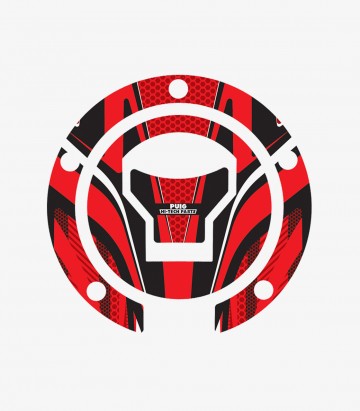 Protector tapón depósito Puig Radikal Rojo 7572R para varios modelos de Honda