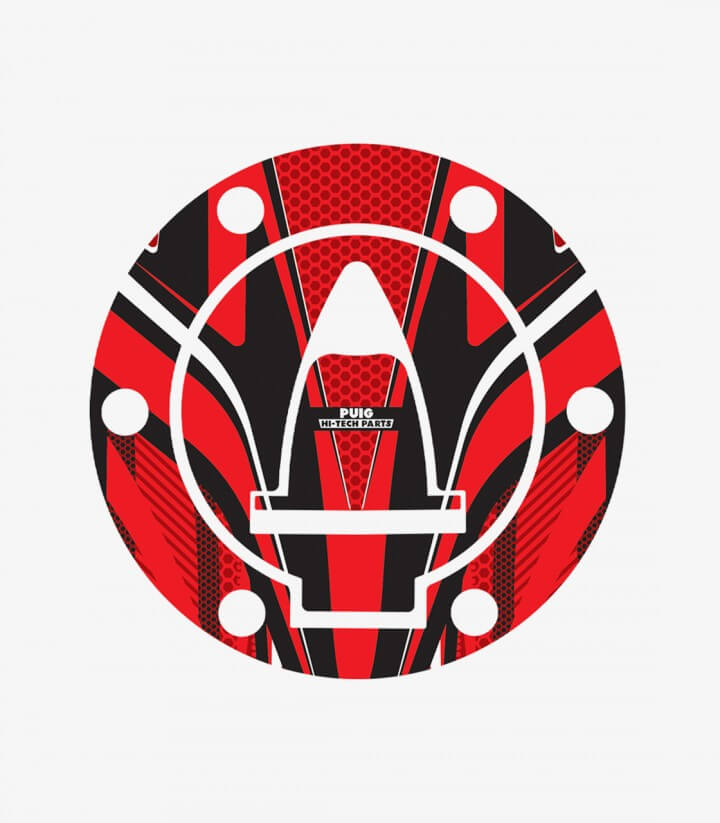 Tankdeckelschutz Puig Radikal Rot 8263R für Ducati Multistrada 1200/1260/V4 (15-24), X Diavel (16-23)