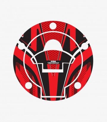 Tankdeckelschutz Puig Radikal Rot 8281R für Yamaha MT-03/125 (20-26), YZF-R3 (15-24)
