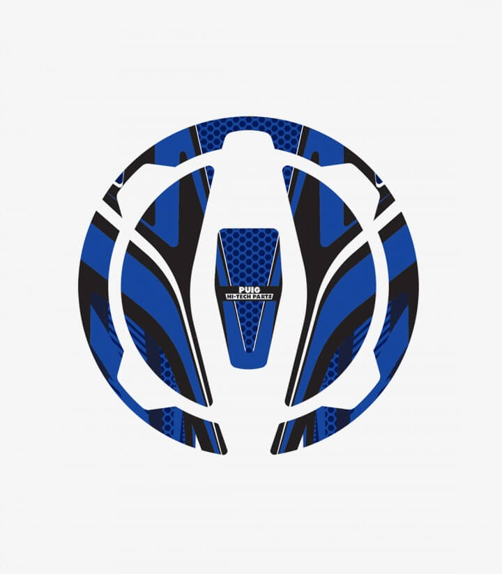 Tankdeckelschutz Puig Radikal Blau 9362A für several Kawasaki models