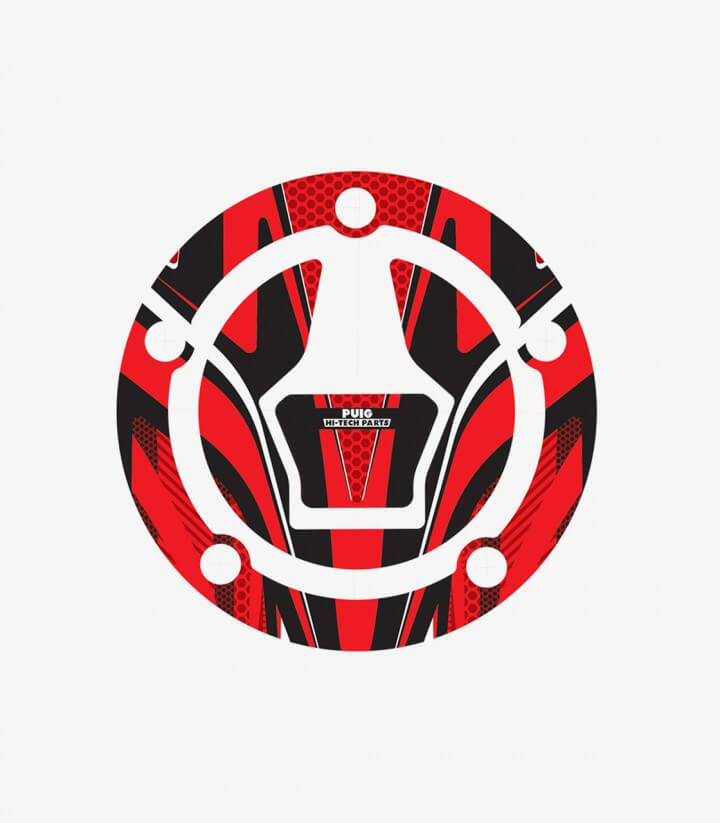 Tankdeckelschutz Puig Radikal Rot 9609R für Suzuki GSX-R125 (17-20)