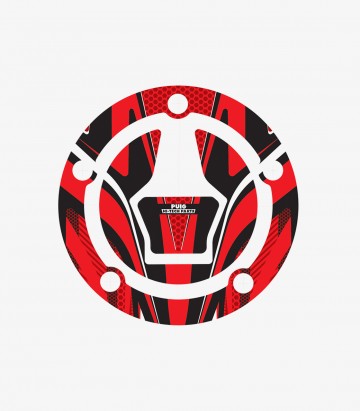 Tankdeckelschutz Puig Radikal Rot 9609R für Suzuki GSX-R125 (17-20)