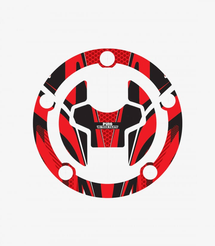 Tankdeckelschutz Puig Radikal Rot 9965R für Suzuki GSX-R/S125 (17-26)