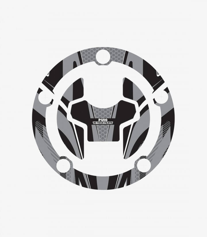 Protector tapón depósito Puig Radikal Gris 9965U para Suzuki GSX-R125, GSX-S125