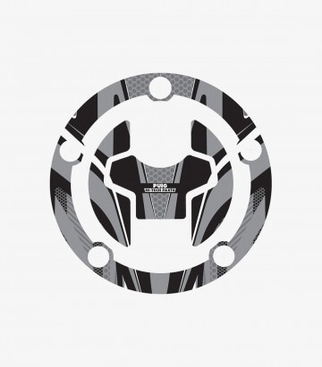 Protector tapón depósito Puig Radikal Gris 9965U para Suzuki GSX-R125, GSX-S125