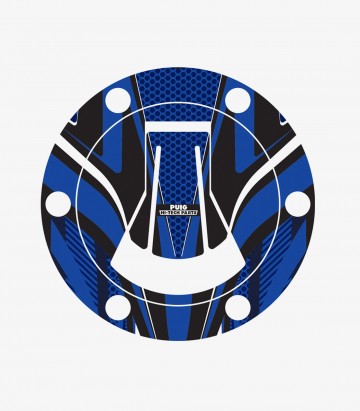 Tankdeckelschutz Puig Radikal Blau 20614A für Aprilia RS 660 (21-26), RS125 (21-26), Tuono 660 (21-26)