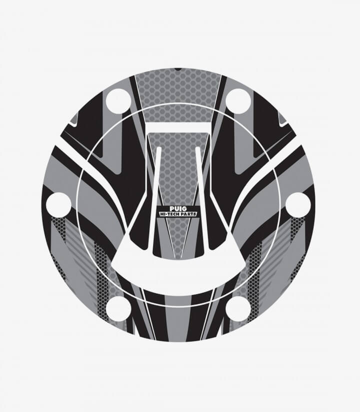 Tankdeckelschutz Puig Radikal Grau 20614U für Aprilia RS 660 (21-26), RS125 (21-26), Tuono 660 (21-26)