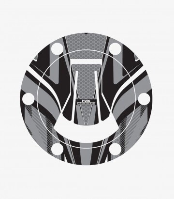Tankdeckelschutz Puig Radikal Grau 20614U für Aprilia RS 660 (21-26), RS125 (21-26), Tuono 660 (21-26)