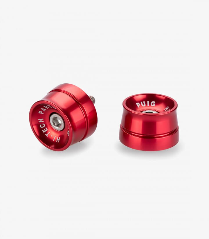 Puig Lenkerendgewichte Speed 21401R in Rot für Yamaha YZF-R1/R1 Race/R1M (15-26), YZF-R6/R6 Race (17-24), YZF-R7 (22-26)
