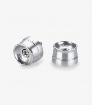 Puig Lenkerendgewichte Speed 21401P in Silber für Yamaha YZF-R1/R1 Race/R1M (15-26), YZF-R6/R6 Race (17-24), YZF-R7 (22-26)