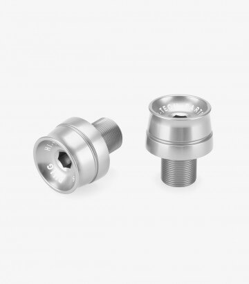 Puig Lenkerendgewichte Speed 21014P in Silber für Kawasaki ZX-10R (04-05), ZX-6R Ninja (07-08)