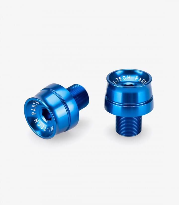 Puig Speed Bar Ends in Blue for Kawasaki ZX-6R/ZX-10R Ninja