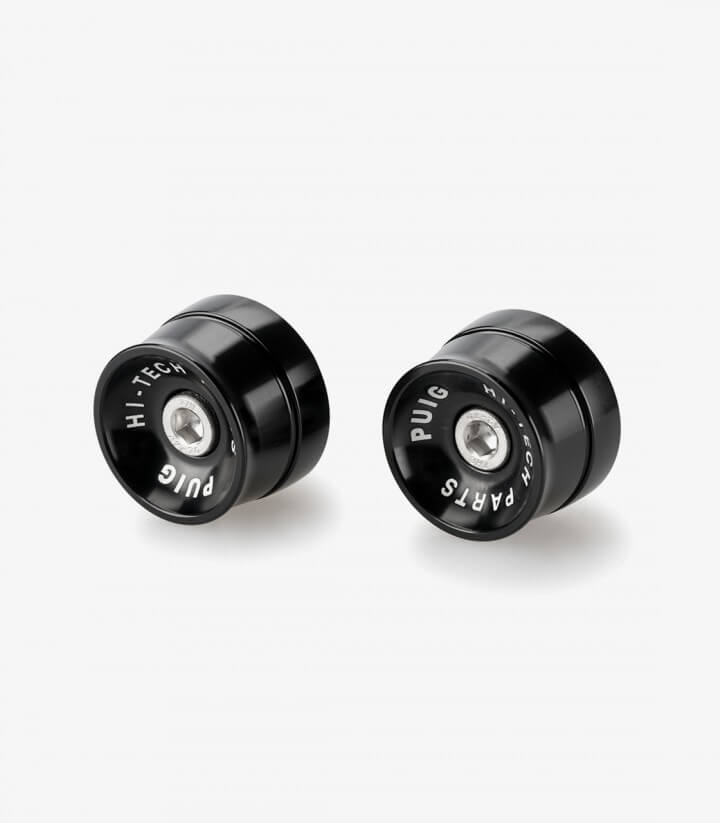Puig Lenkerendgewichte Speed 21015N in Schwarz für several Yamaha models