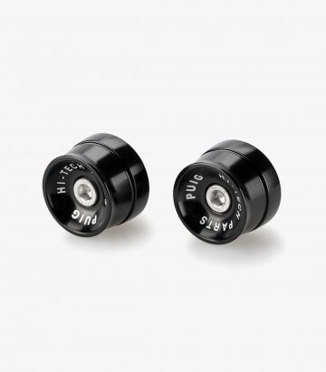 Puig Lenkerendgewichte Speed 21015N in Schwarz für several Yamaha models