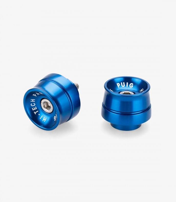 Puig Lenkerendgewichte Speed 21015A in Blau für several Yamaha models