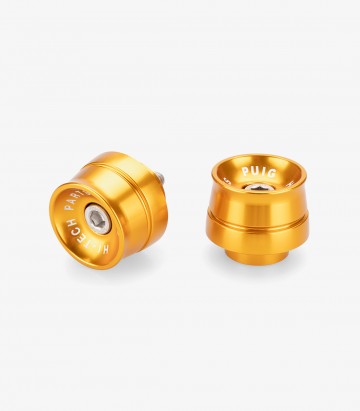 Puig Lenkerendgewichte Speed 21015O in Gold für several Yamaha models