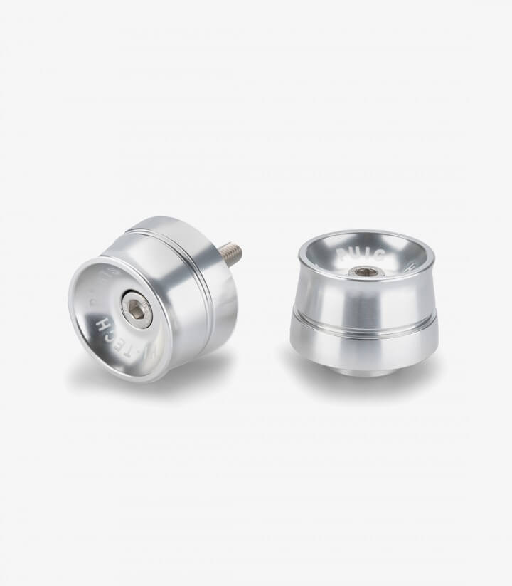 Puig Lenkerendgewichte Speed 21376P in Silber für Aprilia RS 457/660/125 (21-26), Tuono 125/457 (24-26)