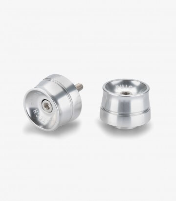 Puig Lenkerendgewichte Speed 21376P in Silber für Aprilia RS 457/660/125 (21-26), Tuono 125/457 (24-26)