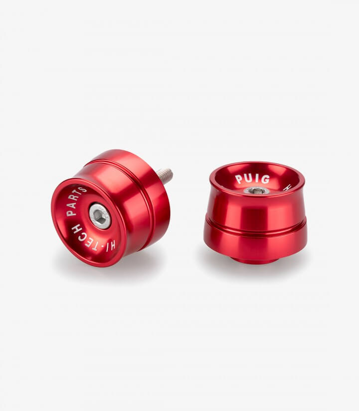 Contrapesos Speed 21376R Puig color Rojo para Aprilia RS 660