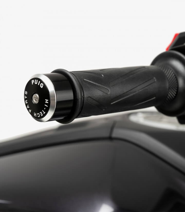 Puig Lenkerendgewichte Balance 21695N in Schwarz mit Ringen für several Yamaha models