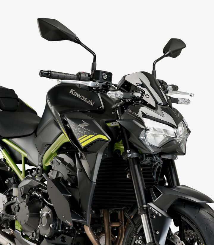 Naked side winglets 20284N for Kawasaki Z900 Black by Puig