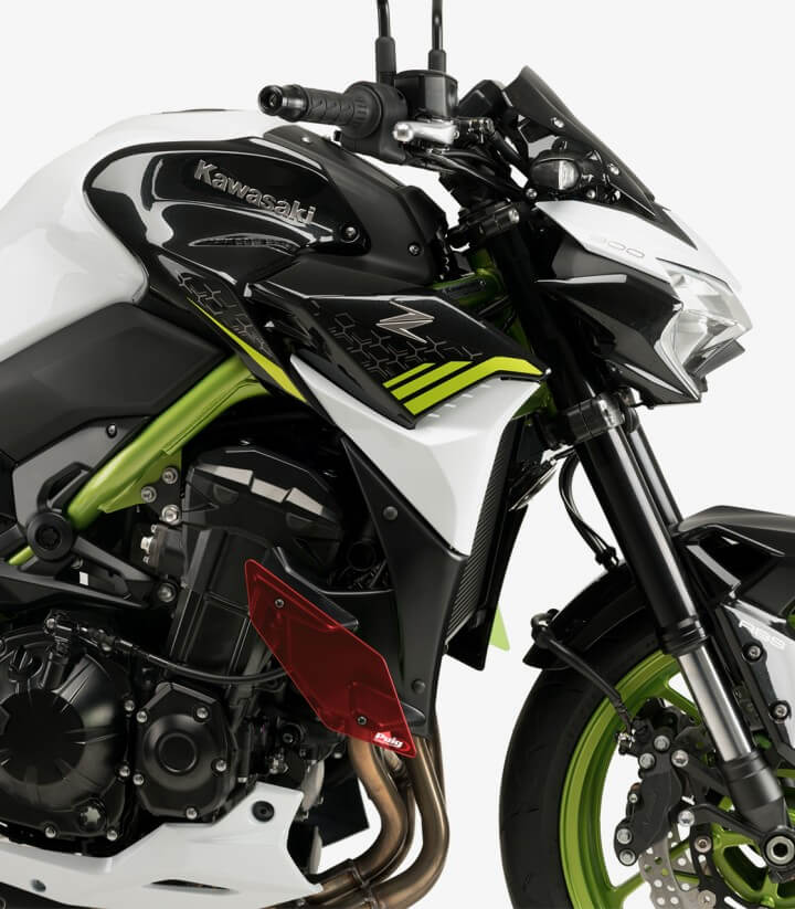 Winglets seitlich Naked 20284R Puig Kawasaki Z900 (20-24) Rot
