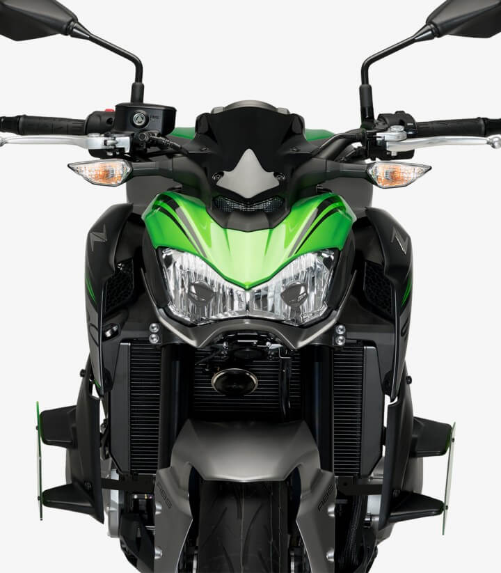 Alerones laterales Naked 20327V para Kawasaki Z900 color Verde de Puig