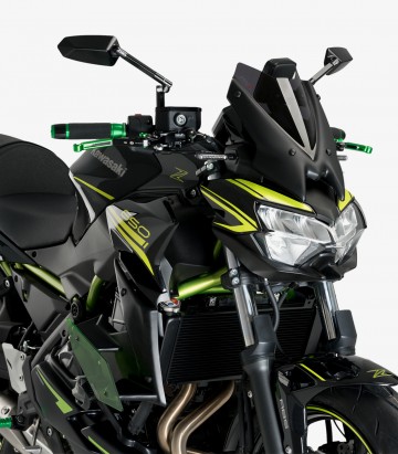 Alerones laterales Naked 20328V para Kawasaki Z650 color Verde de Puig