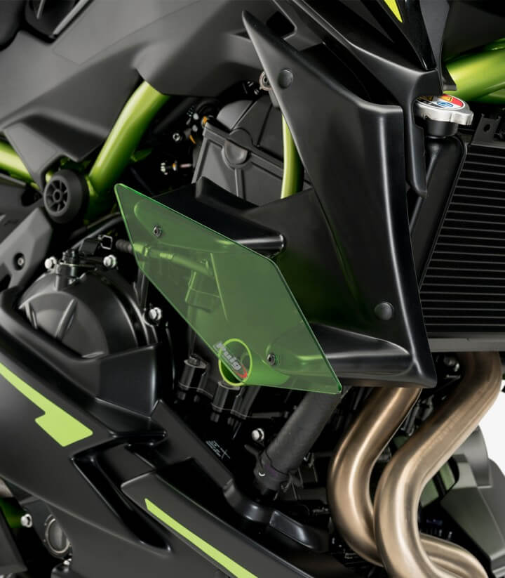 Winglets seitlich Naked 20328V Puig Kawasaki Z650 (20-24) Grün