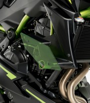 Naked side winglets 20328V for Kawasaki Z650 Green by Puig