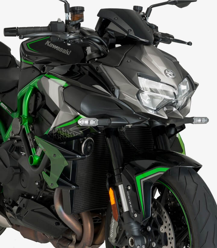 Winglets seitlich Naked 20832V Puig Kawasaki Z H2 (20-26) Grün