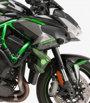 Alerones laterales Naked 20832V para Kawasaki Z H2 color Verde de Puig