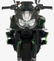 Naked side winglets 20832V for Kawasaki Z H2 Green by Puig