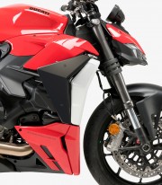 Naked side winglets 21475J for Ducati Streetfighter V2 Matt black by Puig