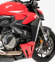 Naked side winglets 21475J for Ducati Streetfighter V2 Matt black by Puig