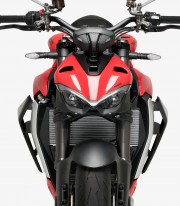 Naked side winglets 21475J for Ducati Streetfighter V2 Matt black by Puig