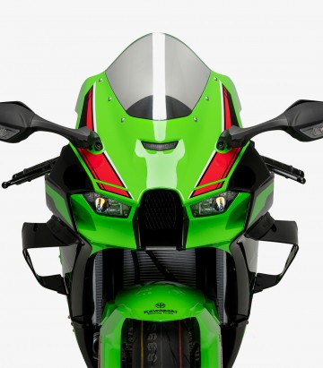 Race side winglets 21782N for Kawasaki ZX-10R/RR Black by Puig